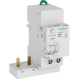 Блок дифференциального тока 2п 63А 100мА тип A Systeme9 230В SE S9V23263