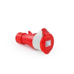 Корпус с гнездом стандарт CEE 4х16А (3P+E) 400В EMAS ECE416V5PU