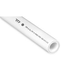 Труба PPR 20х3.4 PN25 армир. алюм. бел. (дл.4м) RTP 14365