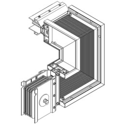 Секция Z-образ. вверх лев. 800А Al 3L+N+PER IP55 тран. IEK LB-0800A4-35-F-ZUL