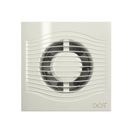 Вентилятор вытяжной осевой D100 декоративный с обратным клапаном DiCiTi SLIM 4C Ivory