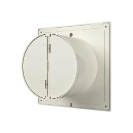 Вентилятор вытяжной осевой D100 декоративный с обратным клапаном DiCiTi SLIM 4C Ivory
