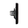 Розетка компьютерная СП ROUND MIELE RJ45 кат.6 оникс Kranz KR-78-0724-3