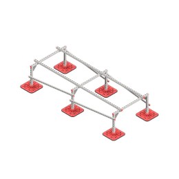 Конструкция опорная для установки оборудования TECHNORAPTOR FOOT 1000х2500 HD КМ TR0212
