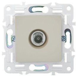 Розетка TV оконечная SKANDY SK-A12B беж. IEK SK-A10-O-K10