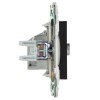 Розетка TV оконечная SKANDY SK-A12Bl черн. IEK SK-A10-O-K02