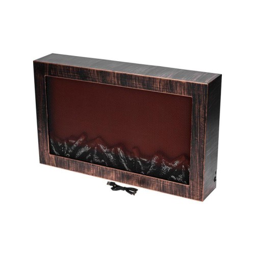 Камин светодиодный "Ретро" с эффектом живого огня 60 3х11х36 8см батарейки 3хС (в компл. не входят)