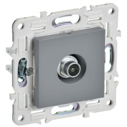 Розетка TV оконечная SKANDY SK-A12Gr сер. IEK SK-A10-O-K03