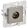 Розетка TV оконечная SKANDY SK-A12N никель IEK SK-A10-O-K50