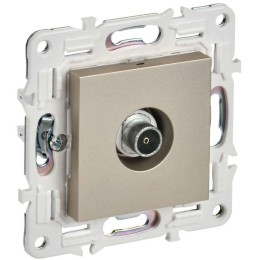 Розетка TV оконечная SKANDY SK-A12Sh шампань IEK SK-A10-O-K37