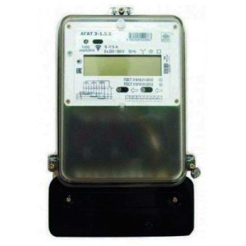 Счетчик АГАТ 3-1.5.5 3ф многотариф. МЗЭП 4680008522948
