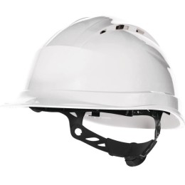 Каска защитная QUARTZ UP IV с вентил. с храповым механизмом бел. Delta Plus QUARUP4BC