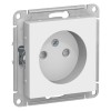 Розетка AtlasDesign 16А без заземл. защ. шторки механизм лотос SE ATN001349