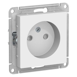 Розетка AtlasDesign 16А без заземл. защ. шторки механизм лотос SE ATN001349