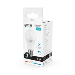 Лампа светодиодная Elementary 15Вт A60 грушевидная 4100К нейтр. бел. E27 1450лм GAUSS 23225