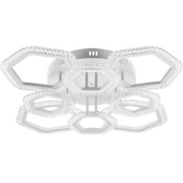 Люстра потолочная светодиодная диммируемая PALERMO с ДУ 655х655х118мм 228Вт 2700К/4200К/6400К 42кв.м