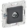 Розетка телевизионная проходная TV SKANDY SK-A17T титан IEK SK-A10-P-K48