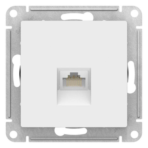 Розетка компьютерная AtlasDesign RJ45 кат.6A механизм лотос SE ATN001386