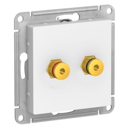 Аудиорозетка двойная AtlasDesign лотос SE ATN001387