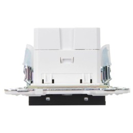 Розетка USB A+A 3.1А SKANDY SK-R15Bl черн. IEK SK-U21-D31-K02