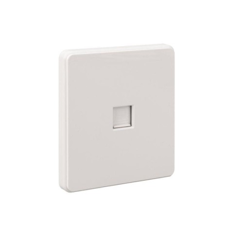 Розетка компьютерная СП ROUND MIELE RJ45 кат.6 перламутр Kranz KR-78-0724-1