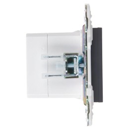 Розетка USB A+A 3.1А SKANDY SK-R15T титан IEK SK-U21-D31-K48