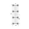 Конструкция опорная для установки оборудования TECHNORAPTOR FOOT 1000х4000 HD КМ TR0214