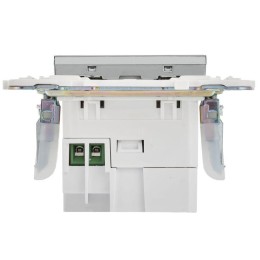 Розетка USB A+C 18Вт SKANDY SK-R13N никель IEK SK-U22-018-K50