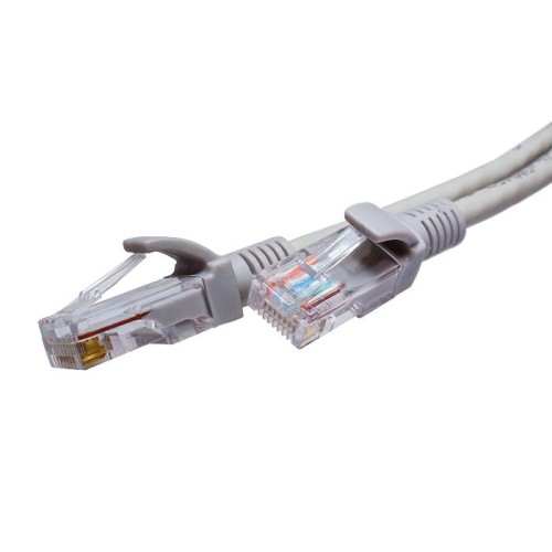 Патч-корд UTP 5e 4х2 24AWG (7х0.2мм) Cu LSZH сер. 20м SUPRLAN 10-0176