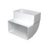 Колено вертикальное 90град. 60х120 ERA 612КВП