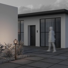 Светильник Via 1х60Вт E27 IP44 ландшафтный Maytoni O023FL-01G