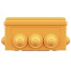 Коробка ответвительная FS 150х110х70мм 4р 450В 32А 10кв.мм нерж. контакт с каб. вводами и клеммн. IP