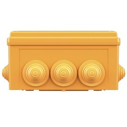 Коробка ответвительная FS 150х110х70мм 4р 450В 32А 10кв.мм нерж. контакт с каб. вводами и клеммн. IP