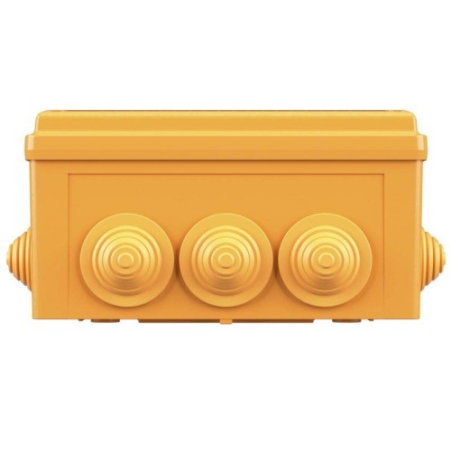 Коробка ответвительная FS 150х110х70мм 4р 450В 32А 10кв.мм нерж. контакт с каб. вводами и клеммн. IP