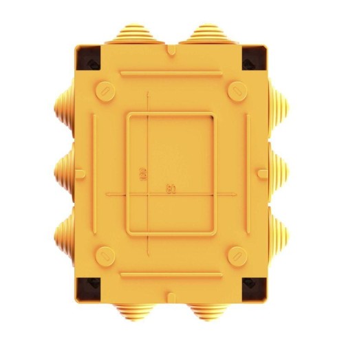 Коробка ответвительная FS 150х110х70мм 4р 450В 32А 10кв.мм нерж. контакт с каб. вводами и клеммн. IP