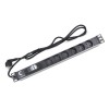 Блок розеток 6-м PDU-6P-B-2EU 16А горизонт. евро/немецк. стандарт с автомат. выкл. шнур 2м для 19дюй