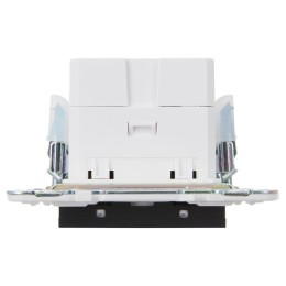 Розетка USB A+C 3.1А SKANDY SK-R14Bl черн. IEK SK-U22-D31-K02