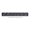 Блок розеток 20-м PDU-16-20S-B-T 16А вертикал. для 19дюйм шкафов Schuko автомат защиты клеммная коло