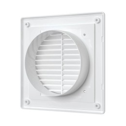 Решетка вентиляционная RF фланец d100 разъемная 150х150 пластик ERA 1515R10F