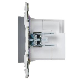 Розетка USB A+C 3.1А SKANDY SK-R14Gr сер. IEK SK-U22-D31-K03