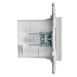 Розетка USB A+C 3.1А SKANDY SK-R14N никель IEK SK-U22-D31-K50