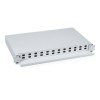 Кросс бокс оптический ODF-19-24-SC 19дюйм на 24 SC LC duplex со сплайс-кассетой выдвижной без пигтей