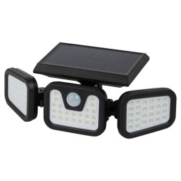 Светильник светодиодный ERAFS012-05 74LED 28.2х13х10.5см фасадный на солнечн. батарее с датчиком дви