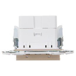 Розетка USB A+C 3.1А SKANDY SK-R14Sa песочн. IEK SK-U22-D31-K98