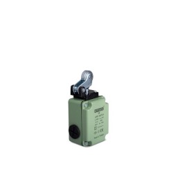 Выключатель концевой быстрого переключения угловой 1-но направленный с алюм. консолью и стальным рол