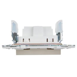 Розетка SKANDY 10А без заземл. без защ. шторок SK-R02B беж. IEK SK-R10-10-K10