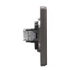 Розетка компьютерная СП ROUND MIELE RJ45 кат.6 титан Kranz KR-78-0724-2