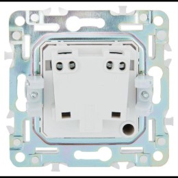 Розетка SKANDY 10А без заземл. без защ. шторок SK-R02G графит IEK SK-R10-10-K53