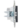 Розетка SKANDY 10А без заземл. без защ. шторок SK-R02G графит IEK SK-R10-10-K53