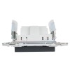 Розетка SKANDY 10А без заземл. без защ. шторок SK-R02G графит IEK SK-R10-10-K53